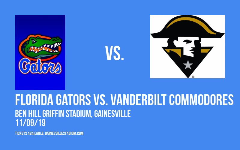 Florida Gators vs. Vanderbilt Commodores at Ben Hill Griffin Stadium